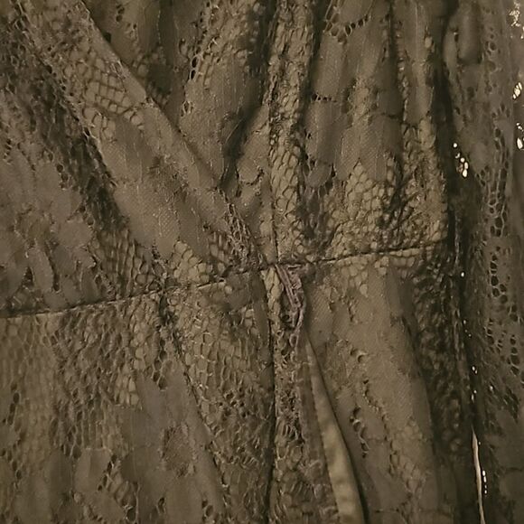 HALF ISLAND WOMAN LACE MINI DRESS L - Picture 4 of 8